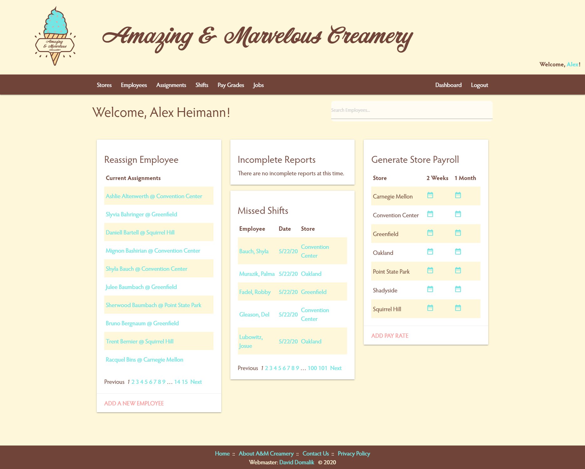 Admin Dashboard